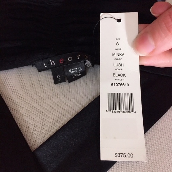 NWT Theory $375 Sweetheart Cocktail Dress LBD - Picture 6 of 6